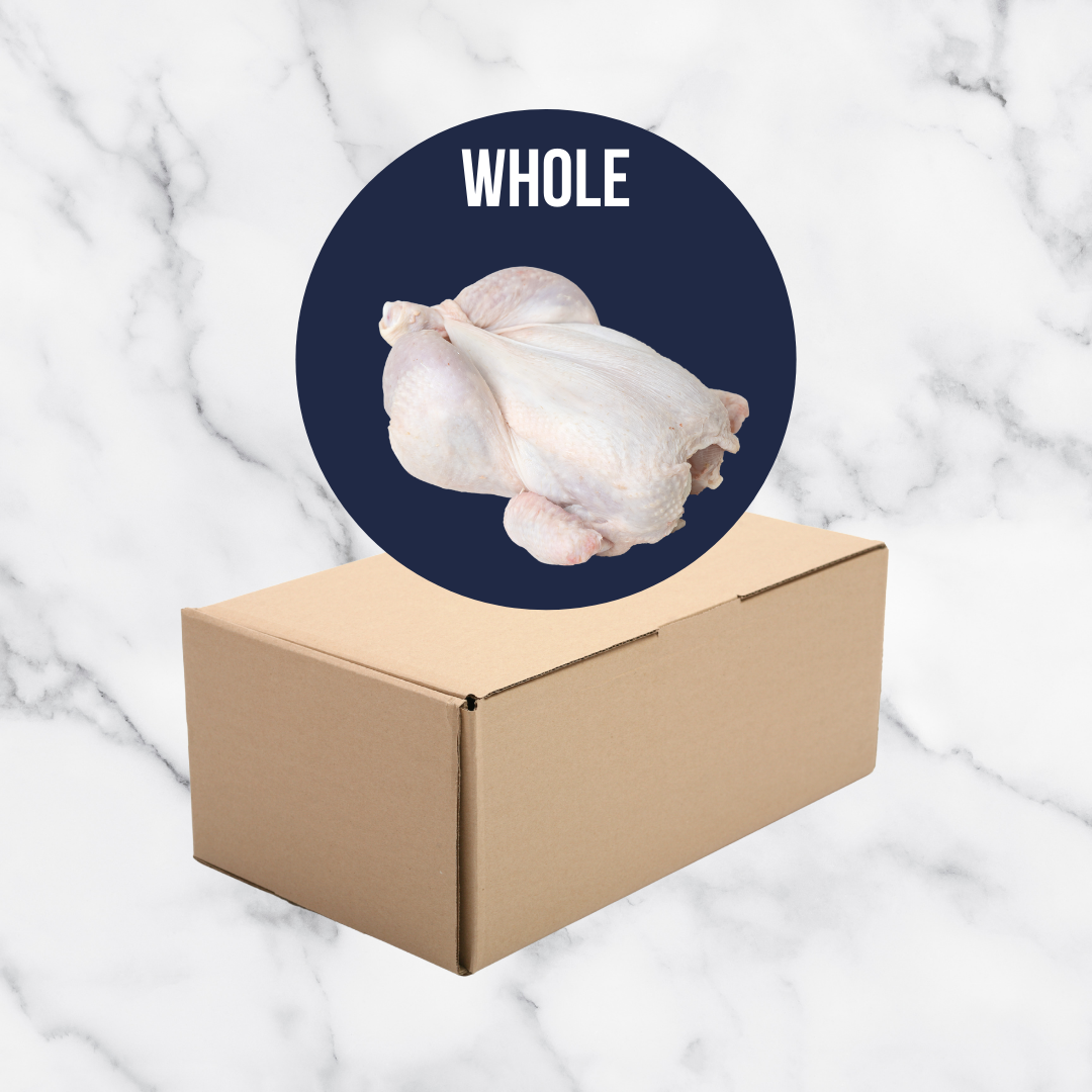 Frozen Box of 8 Medium - Large Chickens - Whole