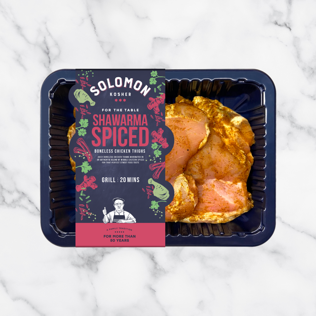 Shawarma Spiced Boneless Chicken Thighs (Frozen)