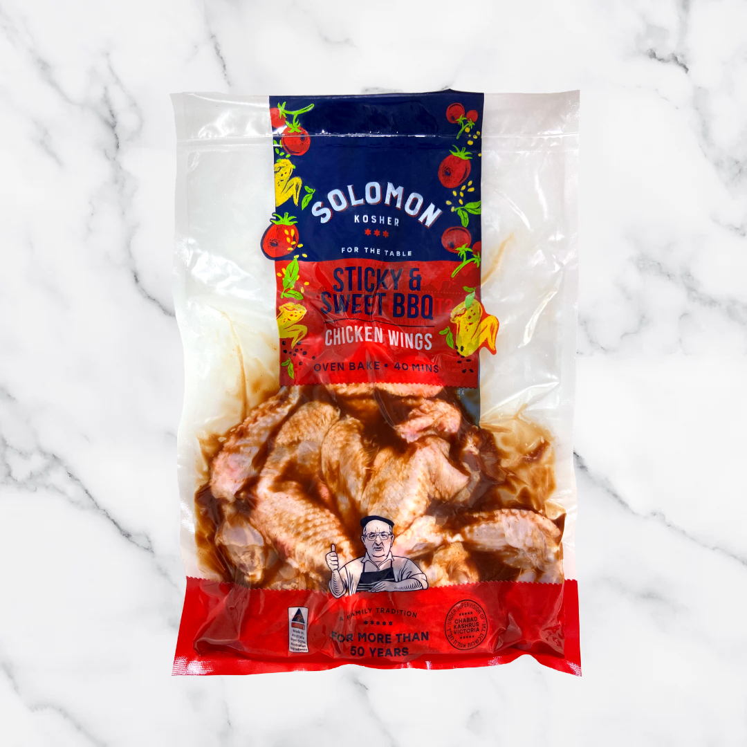 Sweet and Sticky BBQ Wings (Frozen)
