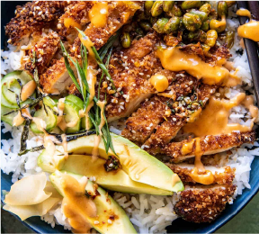 Crispy Chicken Bowls