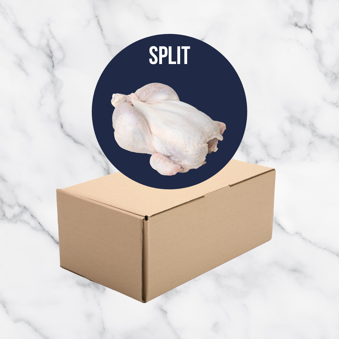 Frozen Box of 8 Medium - Large Split Chickens
